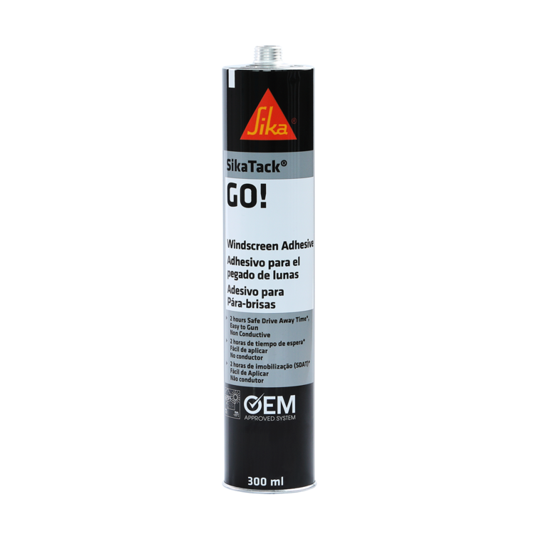 Sika Tack Go Pu Black Windscreen Sealant 300ml - Hall's Retail